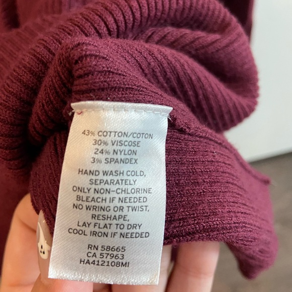 Burgundy Sweater: Halogen by NORSTROM - Picture 3 of 4